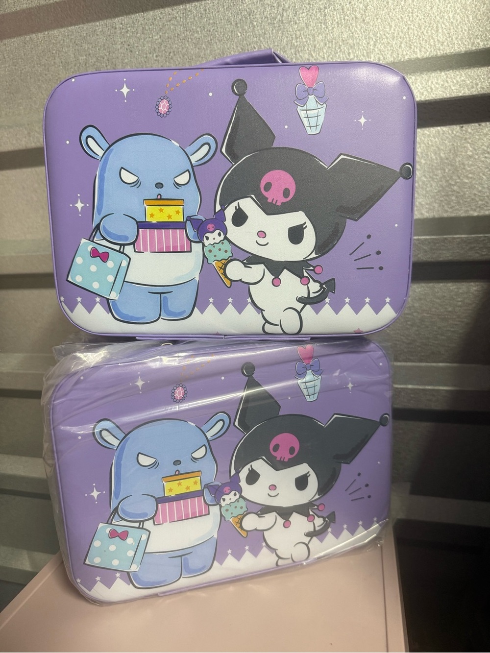 (2) NWT KUROMI Cosmetic Case